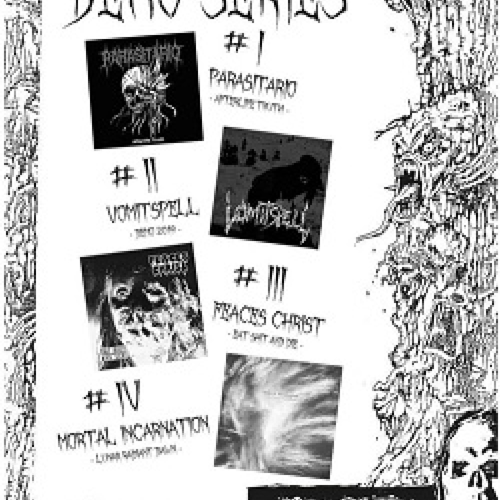 FDA Records Demo Series 1-4 PARASITARIO, VOMIT SPELL, FEACES CHRIST, MORTAL INCARNATION
