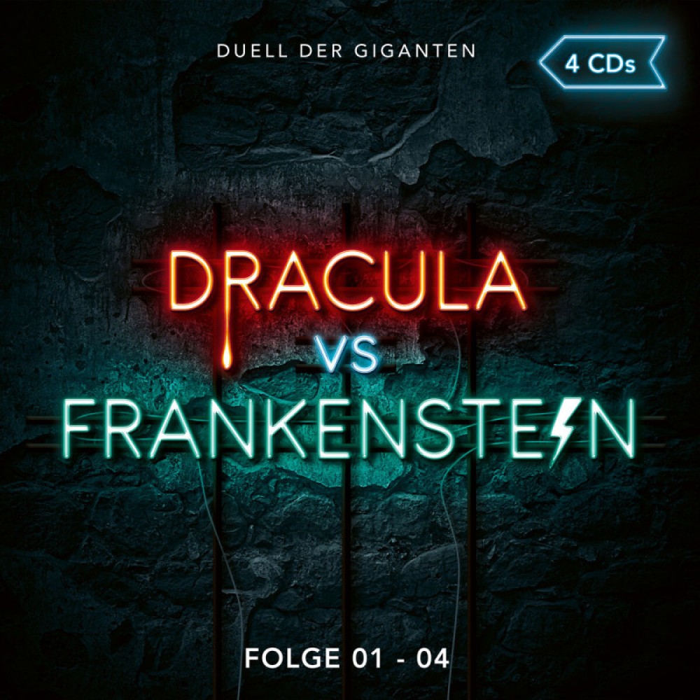 Dracula Vs. Frankenstein - Duell der Giganten - Hörspiel Sammelbox Folgen 1 - 4