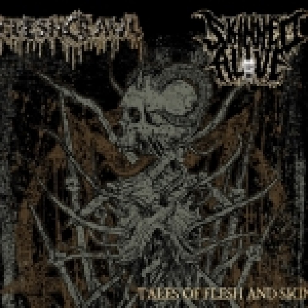 Fleshcrawl / Skinned Alive - Tales Of Flesh And Skin Split
