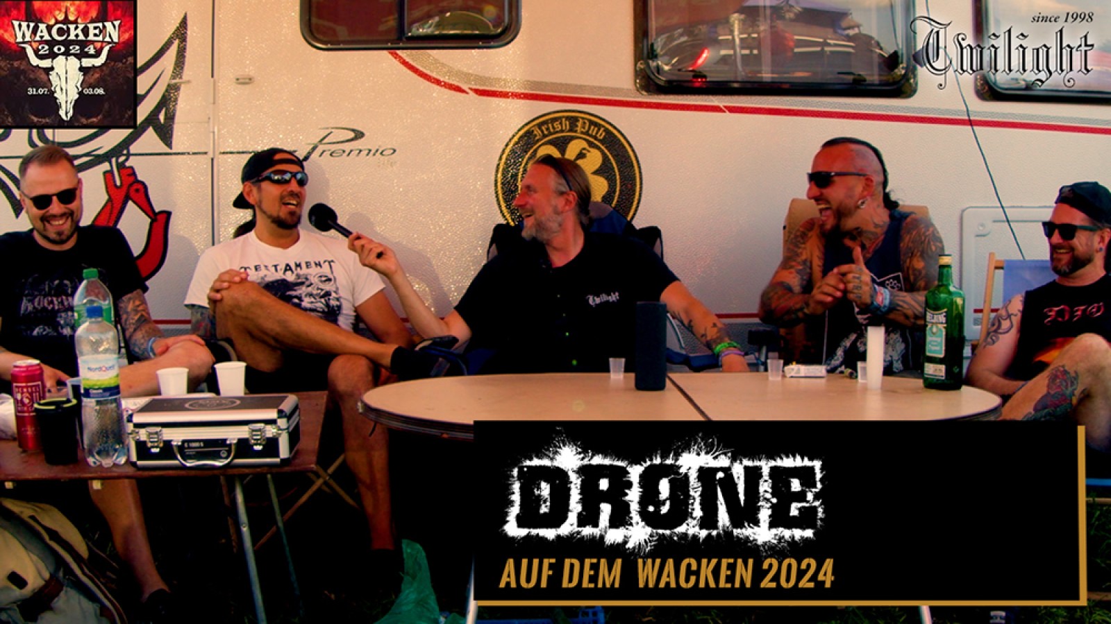  DRONE - Sharpshooter Interview Backstage auf dem Wacken Open Air 2024 