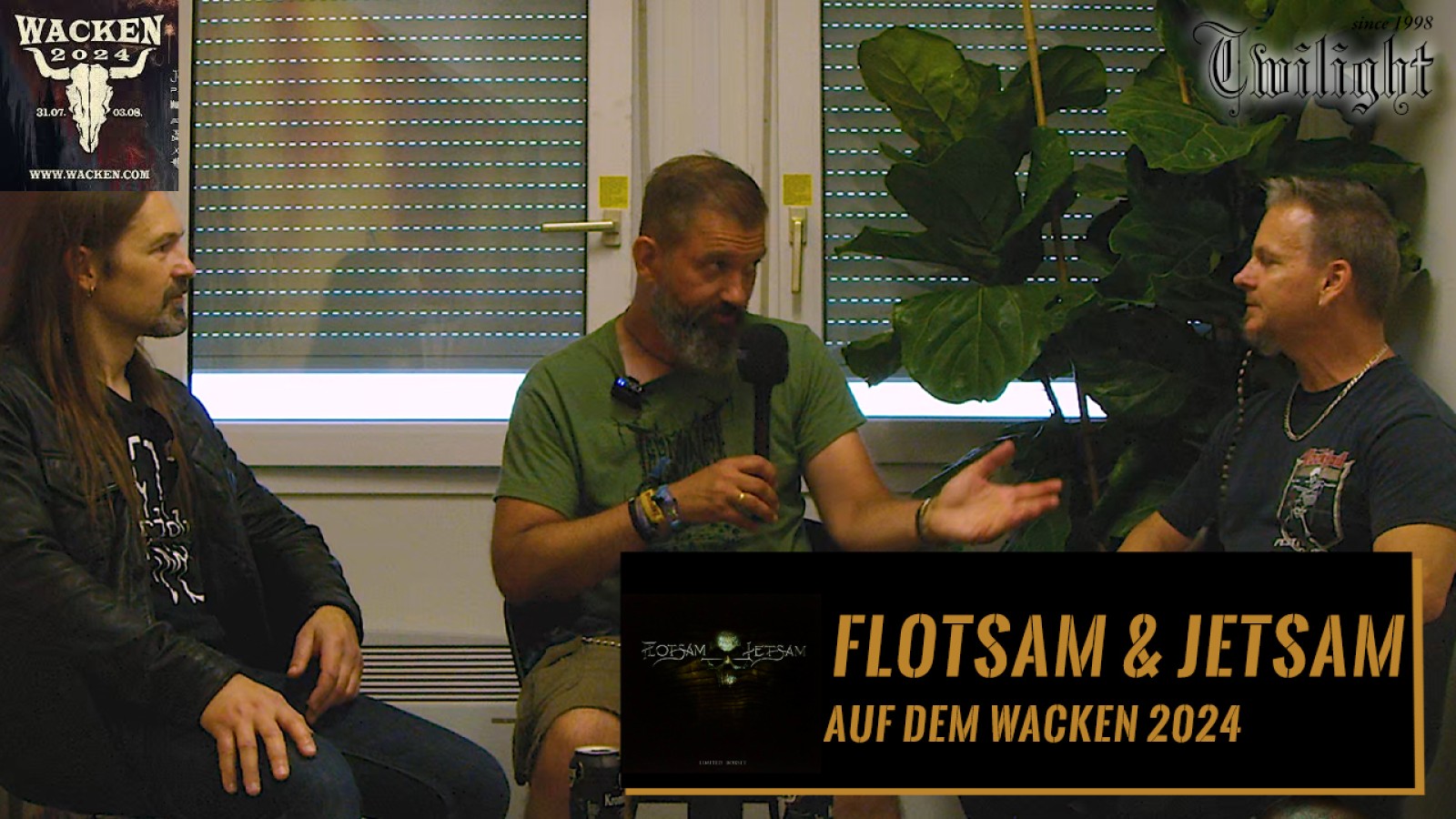 Flotsam and Jetsam - Sharpshooter Interview Backstage auf dem Wacken Open Air 2024 